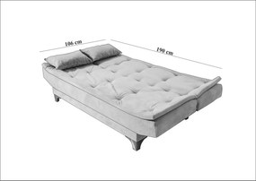 Canapea extensibilă Kelebek Blue