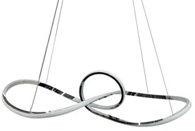 Lustră LED pe cablu MARCO LED/42W/230V crom lucios