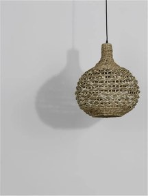 Lustra / Pendul modern design natural GRIFFIN D-46cm