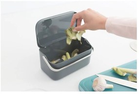 Recipient pentru deșeuri compostabile gri închis 1,8 l SinkSide – Brabantia