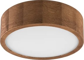 Brilagi - Plafonieră LED RGBW dimabilă CARVALHO 1xE27/15W/230V Wi-Fi, stejar, Ø 27,5 cm