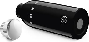 Sticla termos SMEG Clima 50's Style WBF01BL, 500 ml, Inchidere ermetica, Pereti dubli, Otel inoxidabil 18/8, Negru