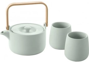 Set ceainic si 2 cani SG Nagato, ceramica, 500 ml