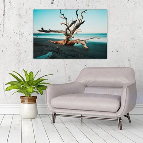 Tablou - Debarcare pe plaja (90x60 cm)
