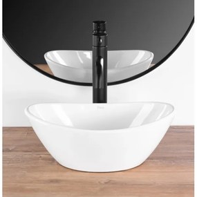 REA-U6803 - Lavoar KATE pentru blat 24,5x36,5 cm ceramică/alb lucios