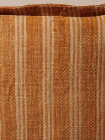 Perna decorativa, din iuta naturala, Orange 50x50 cm