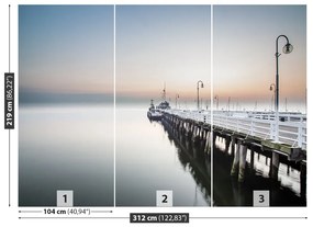 Fototapet Sunrise Pier