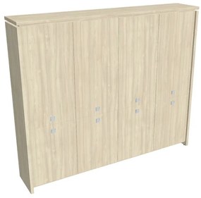 Dulap înalt Verno 248 x 46 x 210 cm, salcâm
