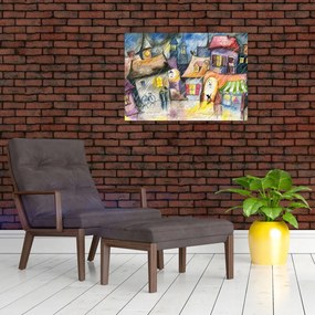 Tablou - Oraș western (70x50 cm)