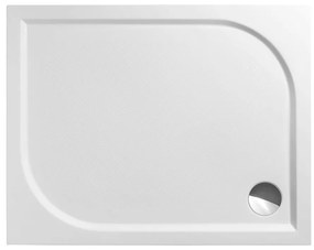 Cadita compozit pentru dus Roth Rectan-M 120x80 cm alb