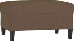 vidaXL Taburet, maro, 70x55x41 cm, material textil