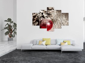 Tablou - Decorațiuni de Crăciun (150x105 cm)