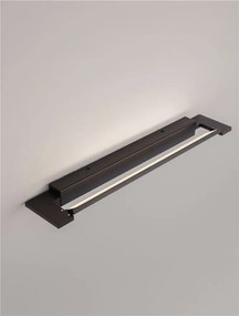 Aplica de perete LED baie IP44 LIVO neagra