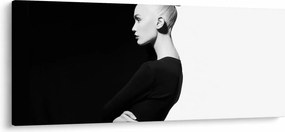 Tablou - O femeie à la yin și yang (120x50 cm)