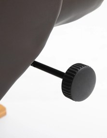 HOMCOM Fotoliu de masaj cu taburet, rotativ la 360°, fotoliu de relaxare electric cu funcții de culcare și spațiu de depozitare, fotoliu TV cu buzunar lateral și telecomandă pentru sufragerie, piele artificială, maro | Aosom Romania