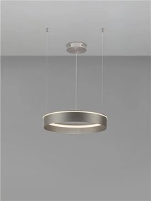 Lustra LED design circular OLIVIA nickel D-60cm