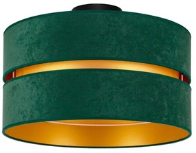 Plafonieră Duolla DUO 1xE27/40W/230V d. 40 cm verde/auriu