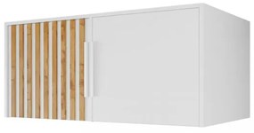 Suprastructură dulap Lenona Lux D2 (Stejar wotan + Negru) . 1104480