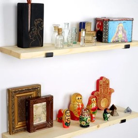 SET 2x raft de perete 16x60 cm molid