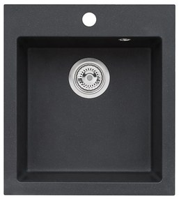Chiuvetă de bucătărie ALVEUS 1133432 CORTINA 50x45 cm negru