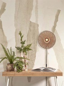 Aplica de perete eco din bambus Kalimantan XS 30cm, natur