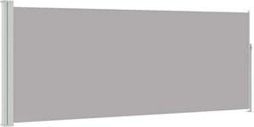 vidaXL Copertină laterală retractabilă, gri, 120x300 cm