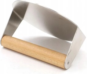 Resigilat: Burger Press Kinghoff KH 1878, Oțel inoxidabil, Ușor de spălat, Diametru 11,4 cm, Inox