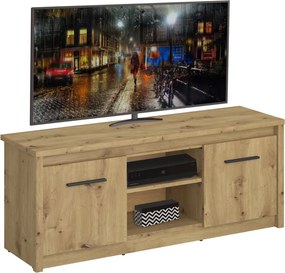 Masă TV 2D/125, stejar Artisan, AIRON