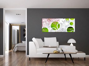 Tablou - Ponton peste lac (120x50 cm)