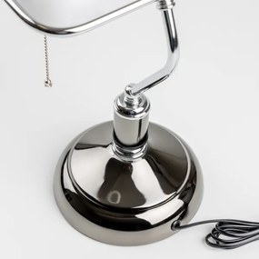 Lampă de birou Brilagi BANK OFFICE 1xE27/60W/230V negru/argintiu/alb