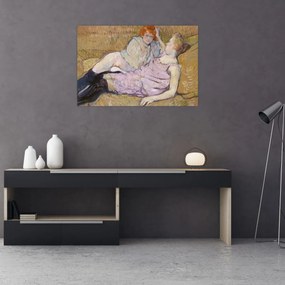 Tablou - Henri de Toulouse-Lautrec, The Sofa, reproducere (90x60 cm)