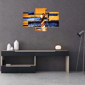 Tablou picturii abstracte (90x60 cm)