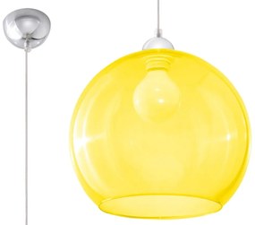 Lustră Sollux Bilbao, galben