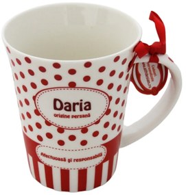 Cană din porțelan personalizată Daria