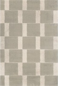 Covor grej din lână 133x190 cm Agnus Pavement – Agnella