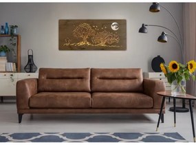 Li-Go 5042/DUB2 - Decorațiune LED de perete, 24 W, 230 V, 110 x 50 cm, stejar/trei stejari