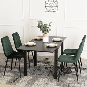 JAKS Masă extensibilă 80 - 160cm Max negru 2/2