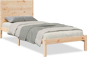 vidaXL Cadru de pat foarte lung fără saltea, 90x220 cm, lemn masiv