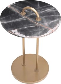 Masuta laterala design LUX cu blat din marmura Zappa