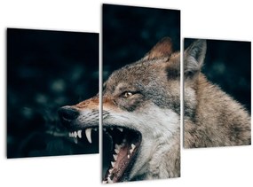 Tablou cu lup (90x60 cm)
