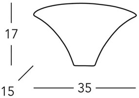 Kolarz 0089.61.1 - Aplică perete CARDIN 1xR7s/120W/230V