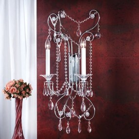 Aplica de perete cristal Swarovski KATHARINA crom