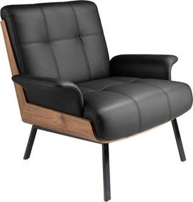 Fotoliu elegant design italian Black-Walnut
