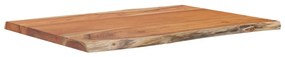 370607 vidaXL Masă laterală 50x40x2,5 cm lemn masiv acacia, margine naturală