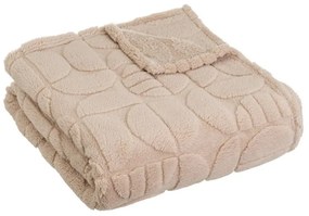 Pătură maro deschis din micropluș-cocolino 130x160 cm Mid Century – Casa Selección