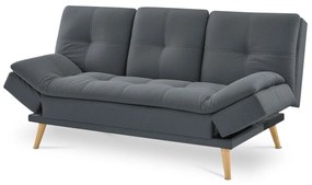 Canapea cu trei locuri ASB-4720 GREY2, gri închis