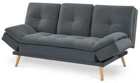 Canapea cu trei locuri ASB-4720 GREY2, gri închis