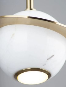 Lustra LED, Pendul elegant din marmura alba URANOS P0413 MX