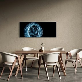 Tablou cu picături de gheață (120x50 cm)
