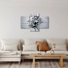 Tablou abstracție 3D (90x60 cm)